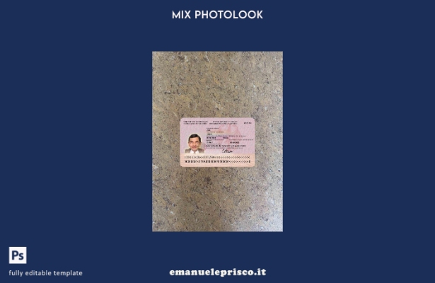 modello FRONT di photolook di stile verificato Germania protokollausweis für dip